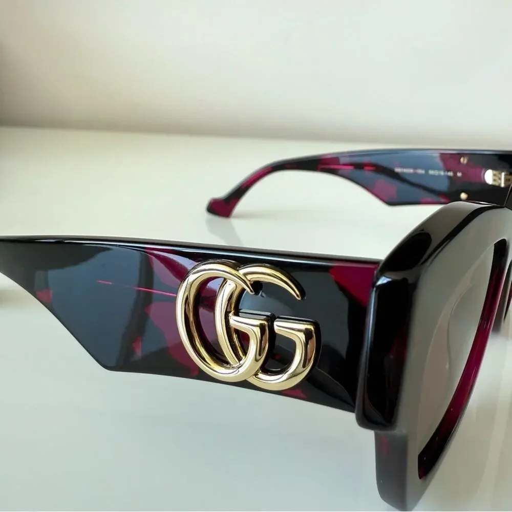 Gucci women sunglasses GG1422S 004 Authentic Retail 450$ - Picture 5 of 9